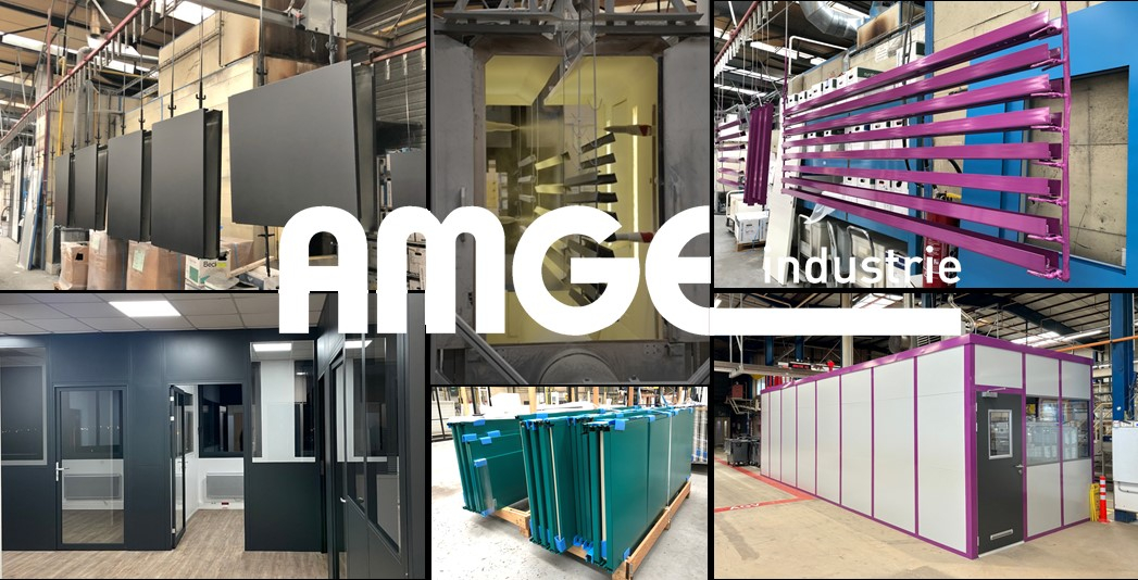Le saviez-vous ? nous peignons nos cloisons dans nos ateliers ! Cloisons modulaires préfabriquées en atelier