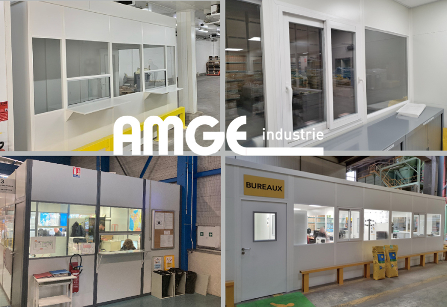 Guichet et châssis coulissants : des options pour les cloisons AMGE industrie