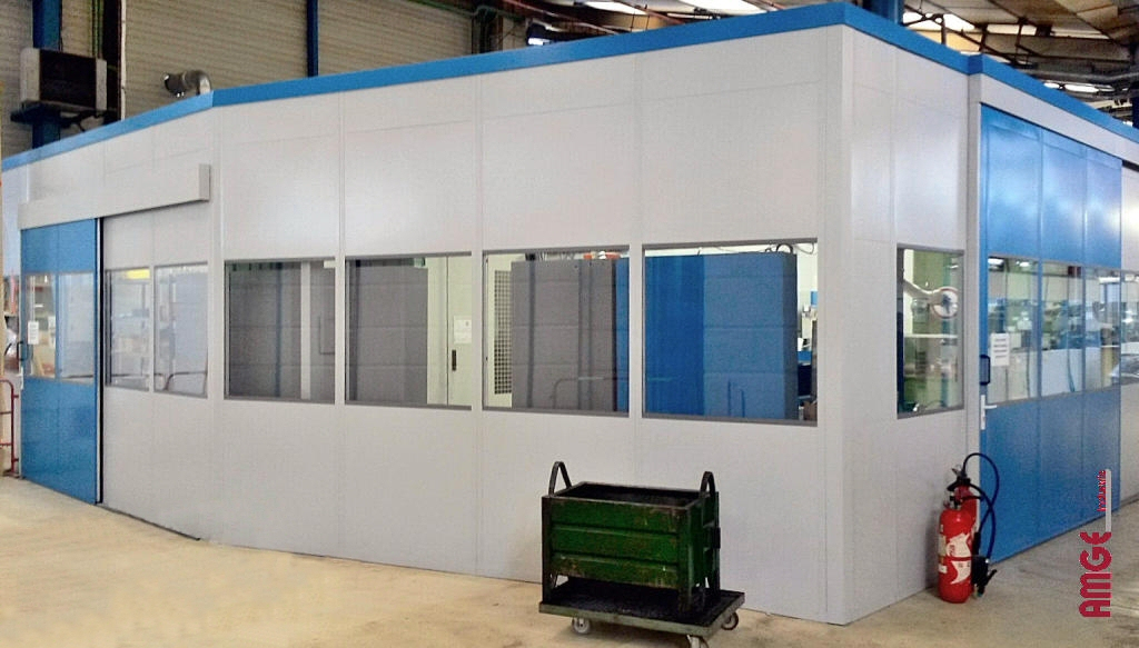Une cabine conçue et fabriquée sur mesure par nos équipes
