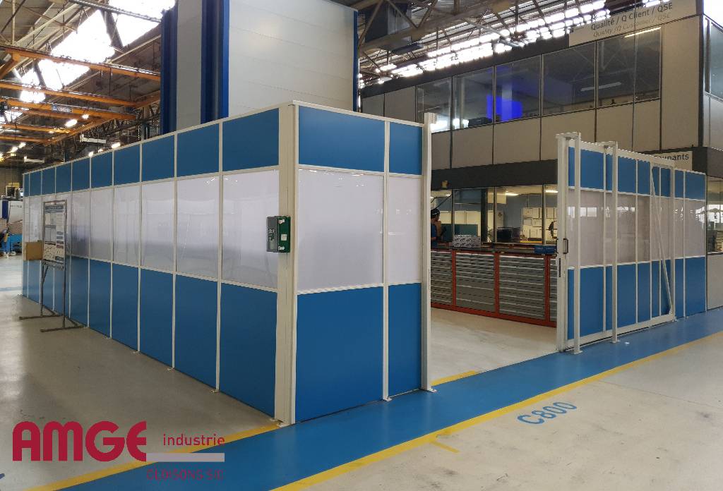 Porte coulissante sans rail