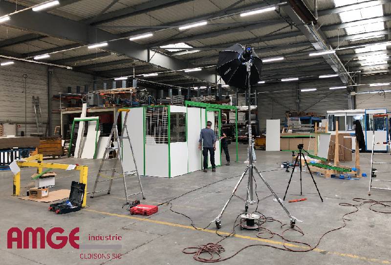 Tuto montage cloison d'atelier AMGE industrie