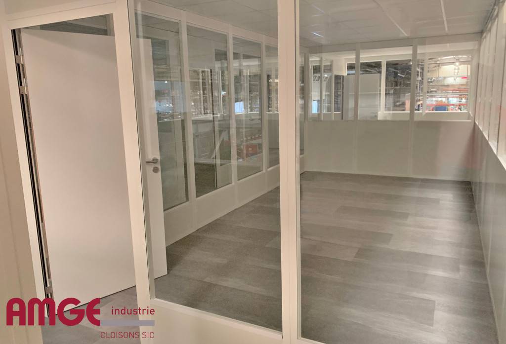 cloison de bureau amovible