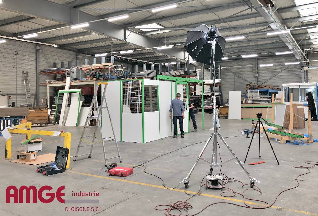 Tutos montage cloisons atelier AMGE industrie