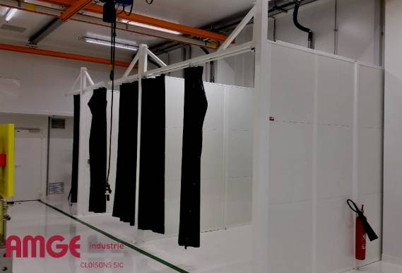 Cloison pour box de soudure